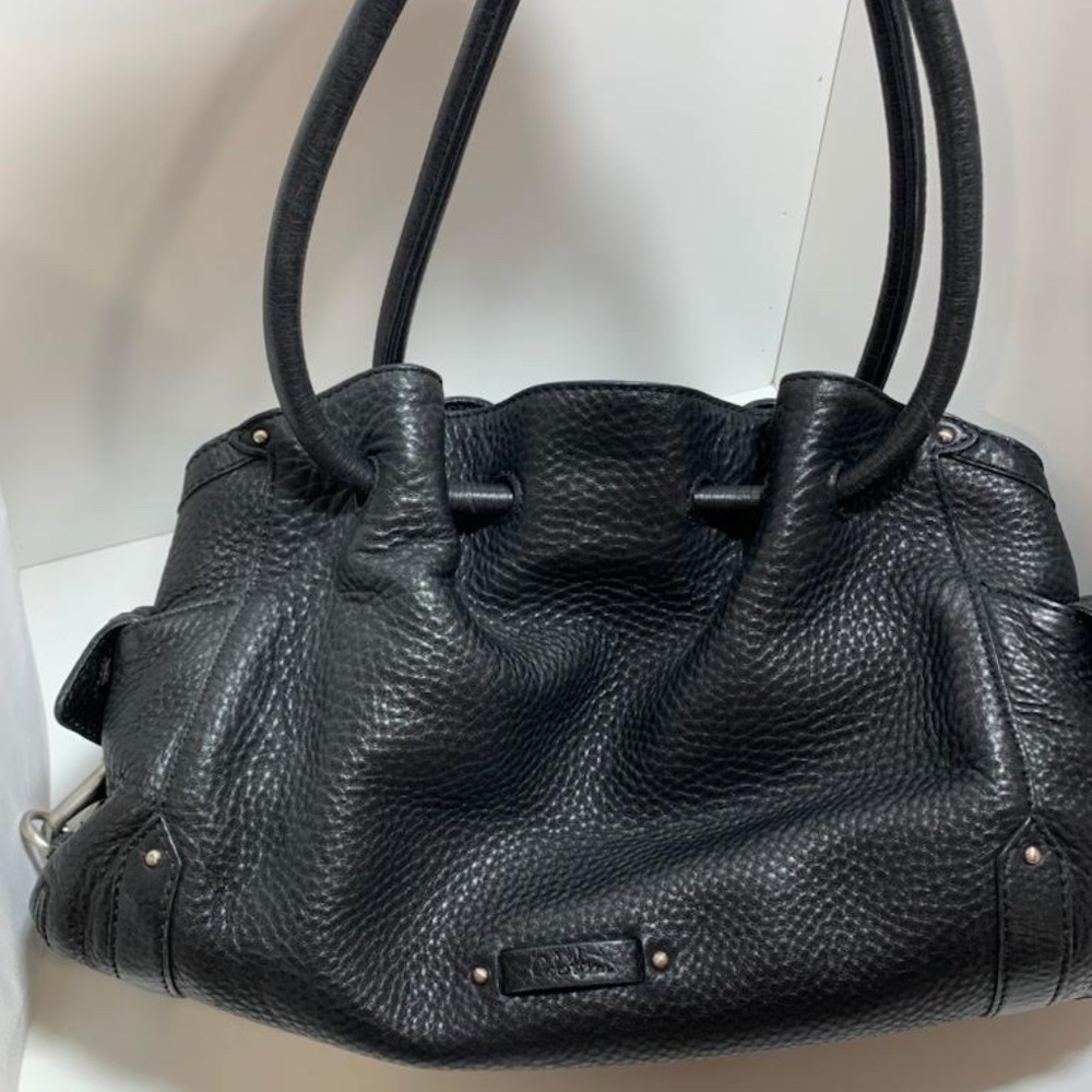 Vintage Cole Haan Hobo Bag, Black pebbled leather, EUC